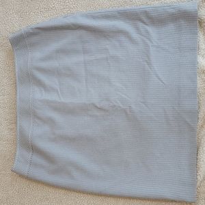 Tahari Navy/White Stripe Skirt, Size 12P